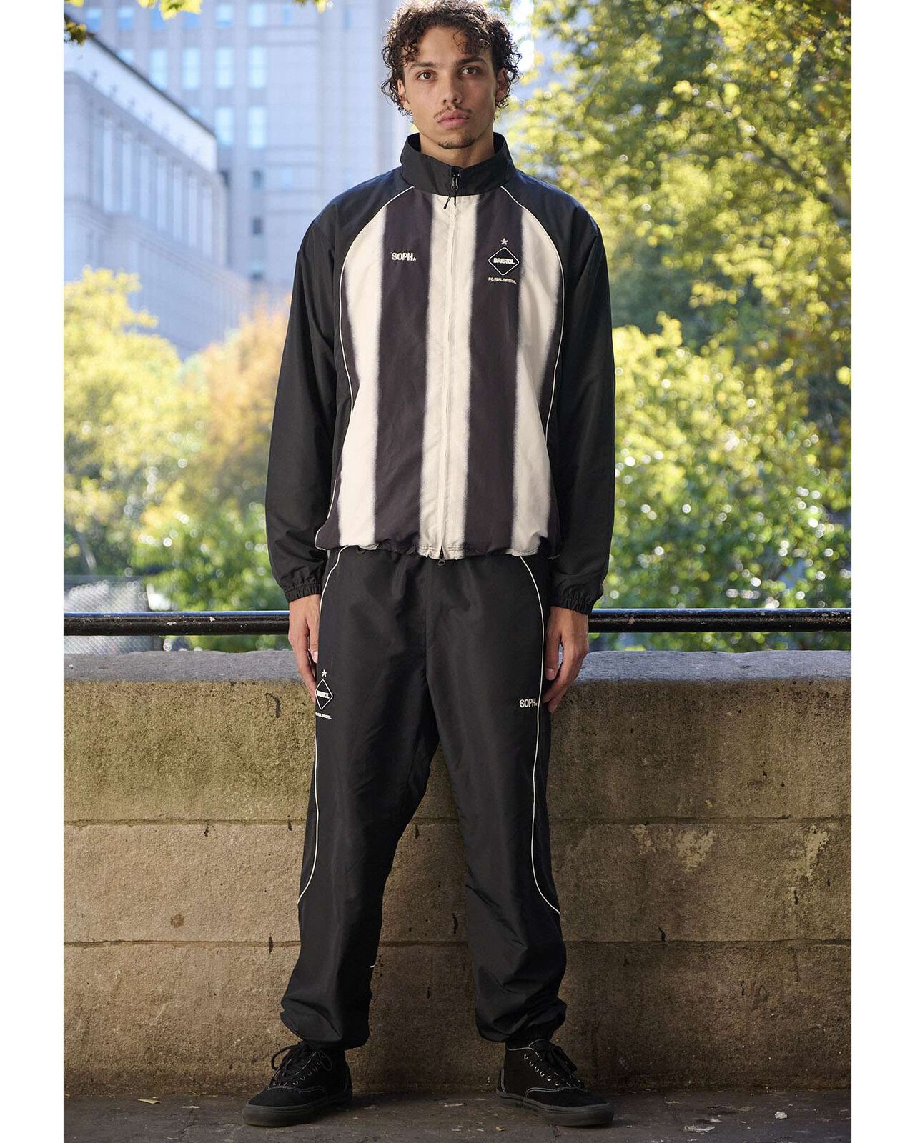 ERIC HAZE: WARM-UP PANTS,BLACK, large image number 6