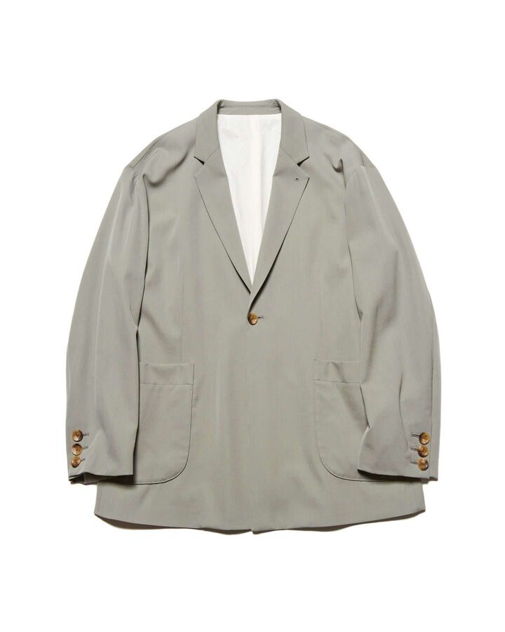 WASHER WOOL RELAX-FIT BLAZER,KHAKI, medium