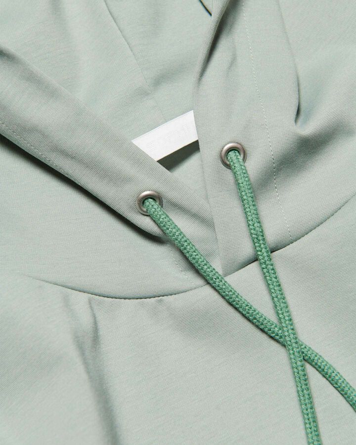 TAUT PONTE HOODIE,SAGE, medium image number 2