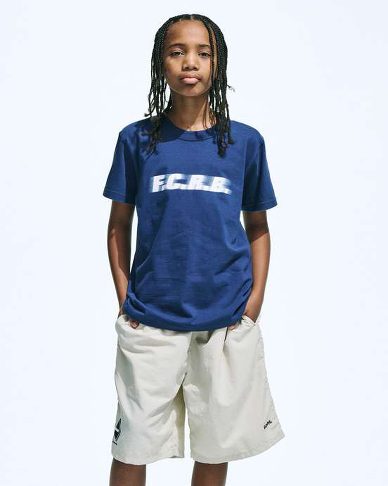 BLURRED LOGO S/S TEE,BLACK, large image number 2