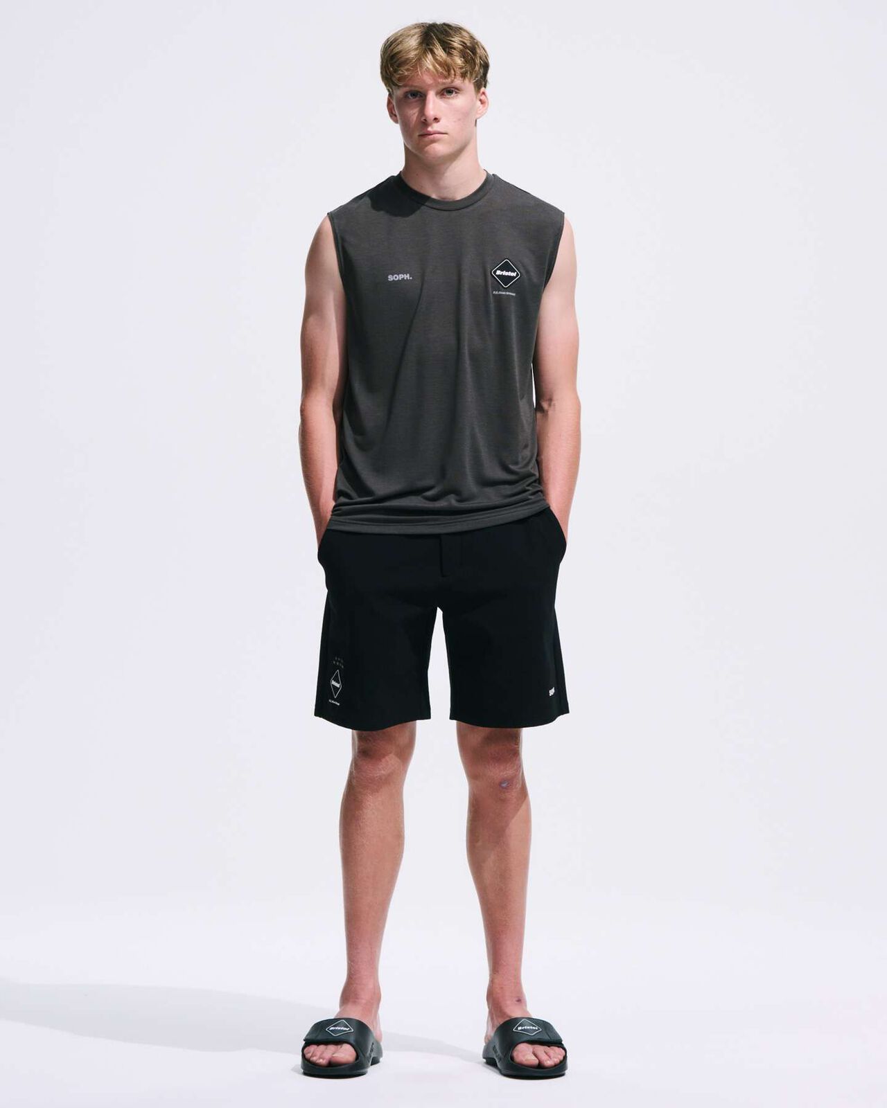 POLARTEC S/L WORKOUT TOP,CHARCOAL GRAY, large image number 6