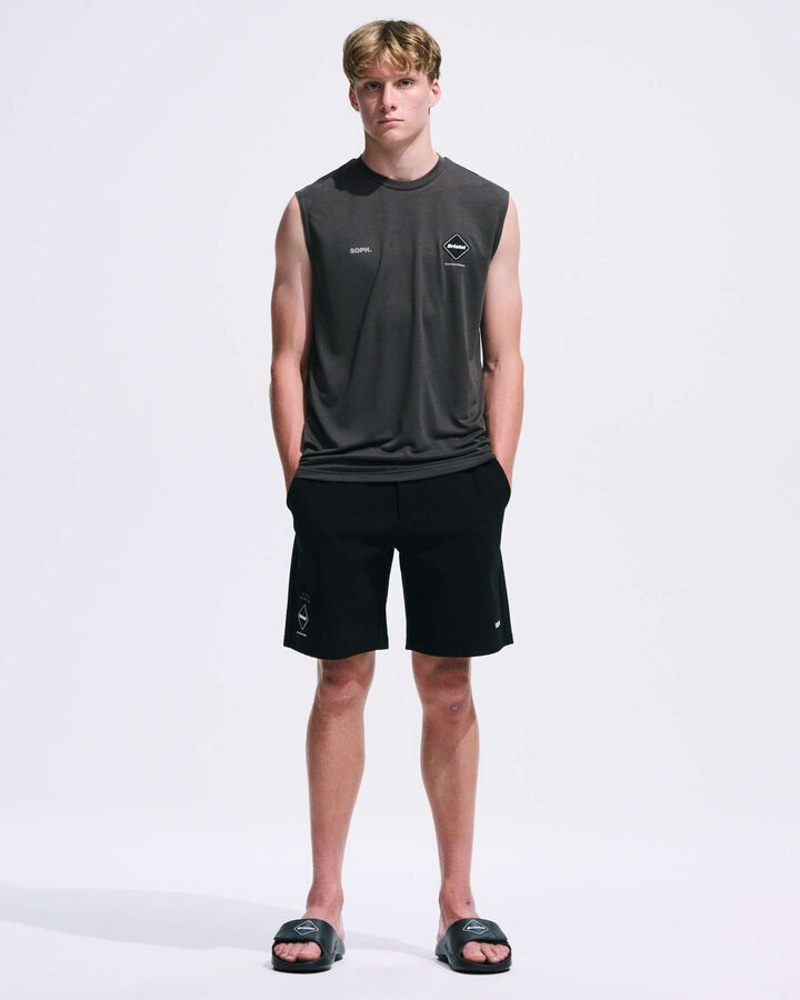 POLARTEC S/L WORKOUT TOP,CHARCOAL GRAY, medium image number 6
