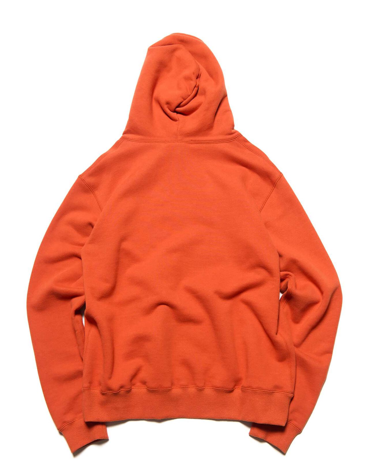 COLLEGE LOGO SWEAT HOODIE,ORANGE, large image number 1
