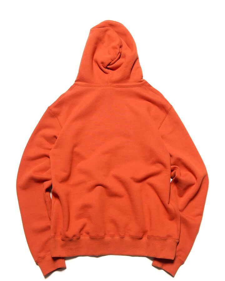 COLLEGE LOGO SWEAT HOODIE,ORANGE, medium image number 1