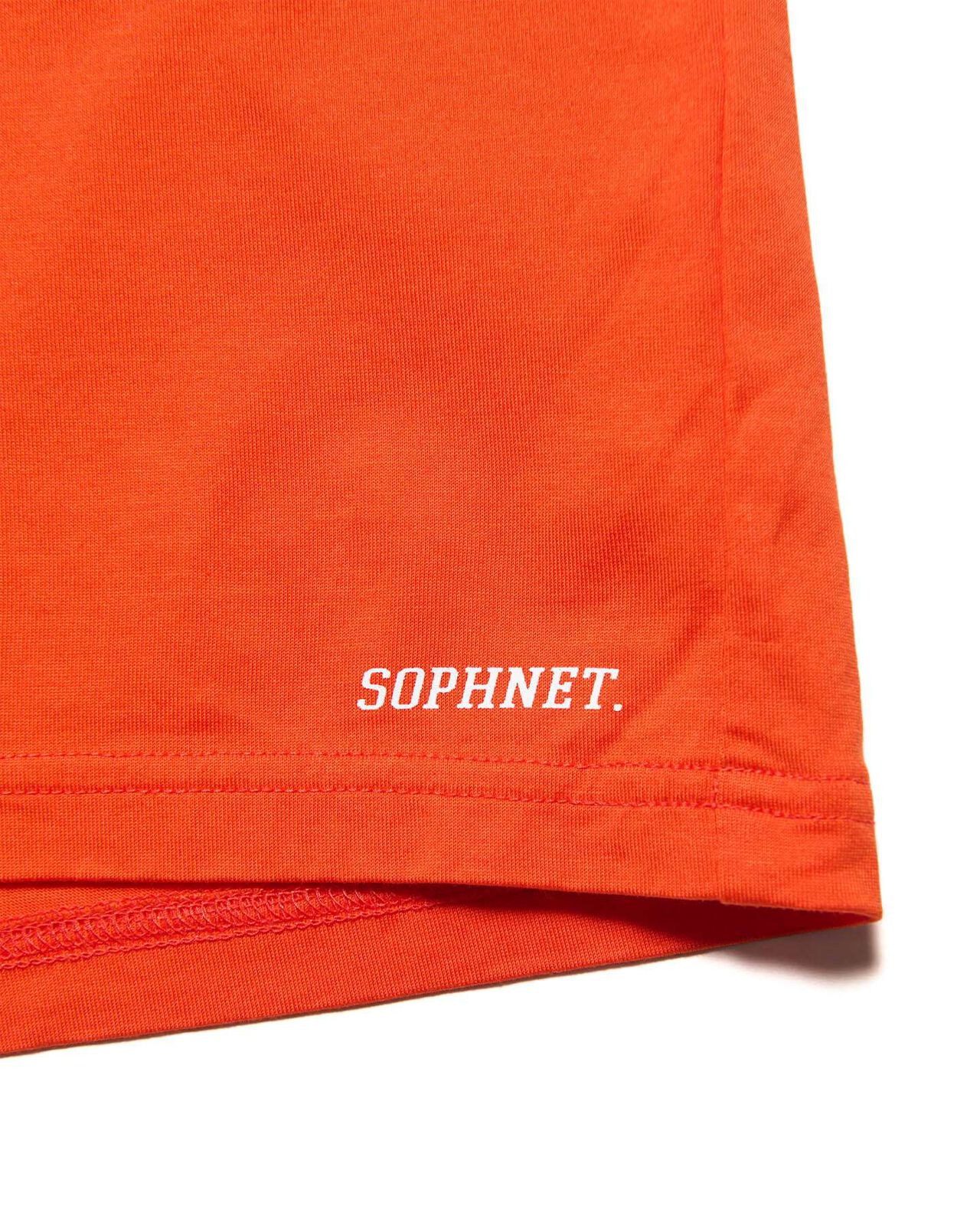 LUSTER COTTON ESSENTIAL S/S TEE,ORANGE, large image number 2