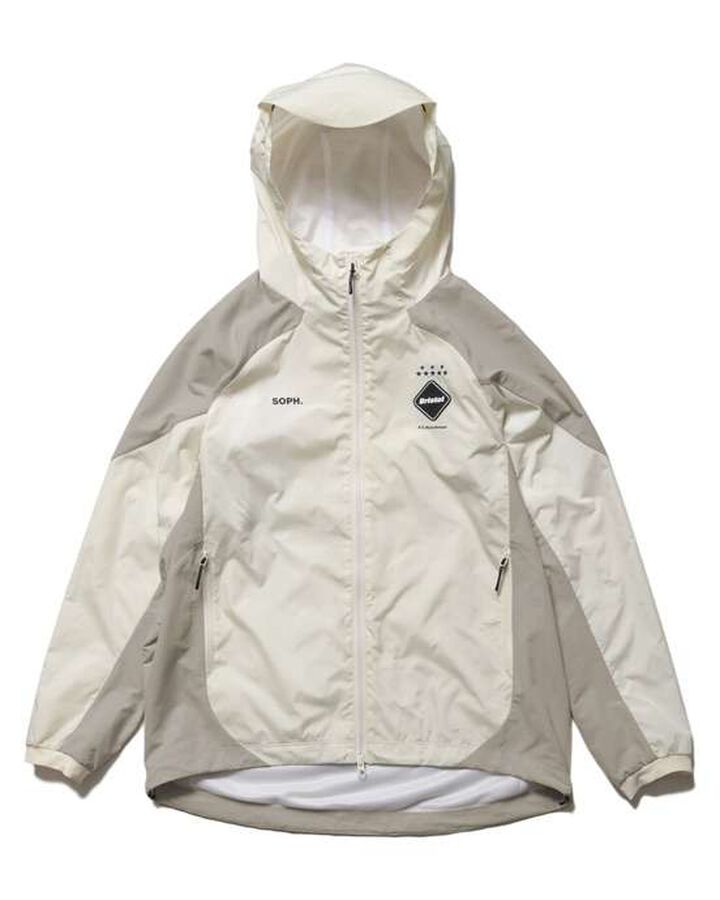 STREAM LINE HYBRID HOODIE JACKET,OFF WHITE, medium image number 0