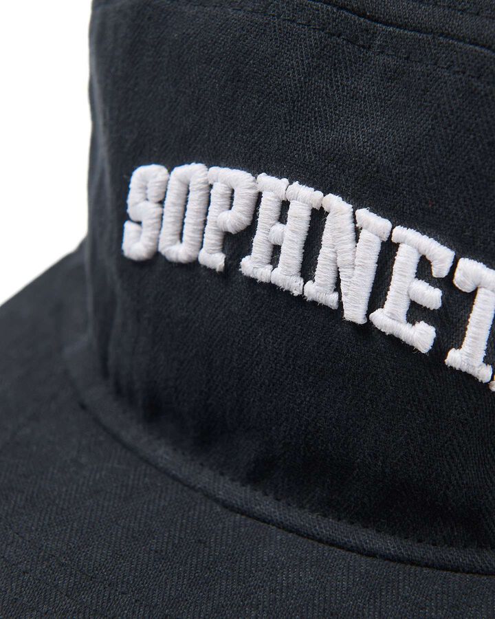 DAMAGED COLLEGE LOGO CAP,BLACK, medium image number 1