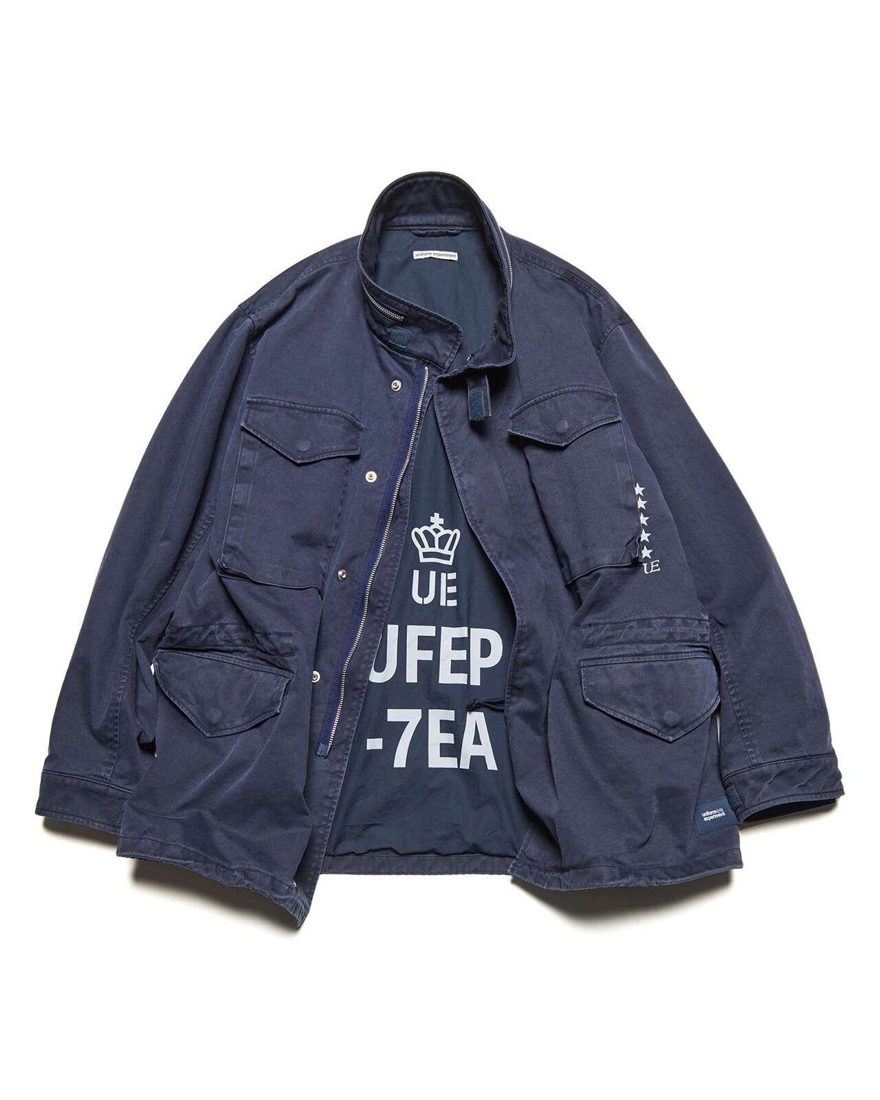 MILITARY FIELD BLOUSON,NAVY, large image number 0