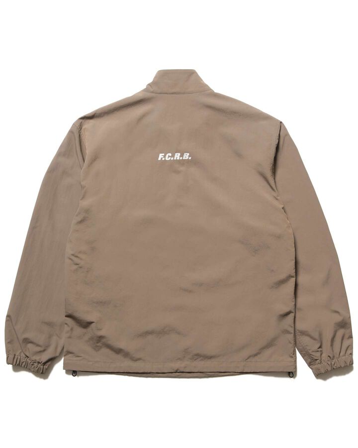 NYLON QUARTER-ZIP BLOUSON,MOCHA, medium image number 1