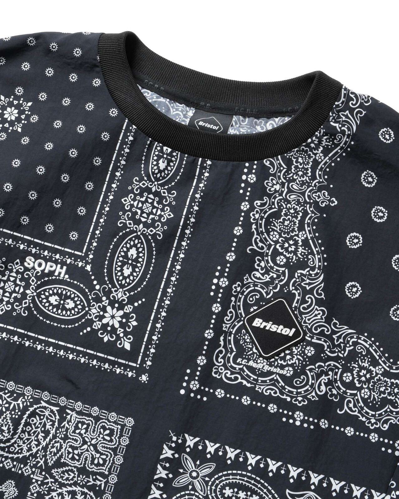 BANDANA NYLON PISTE,BLACK, large image number 2