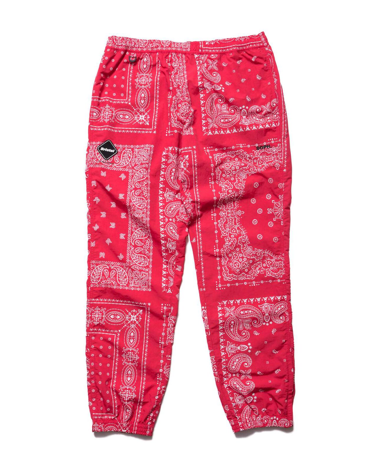 BANDANA NYLON EASY PANTS,RED, large image number 0