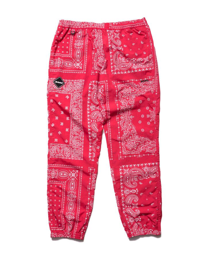 BANDANA NYLON EASY PANTS,RED, medium image number 0