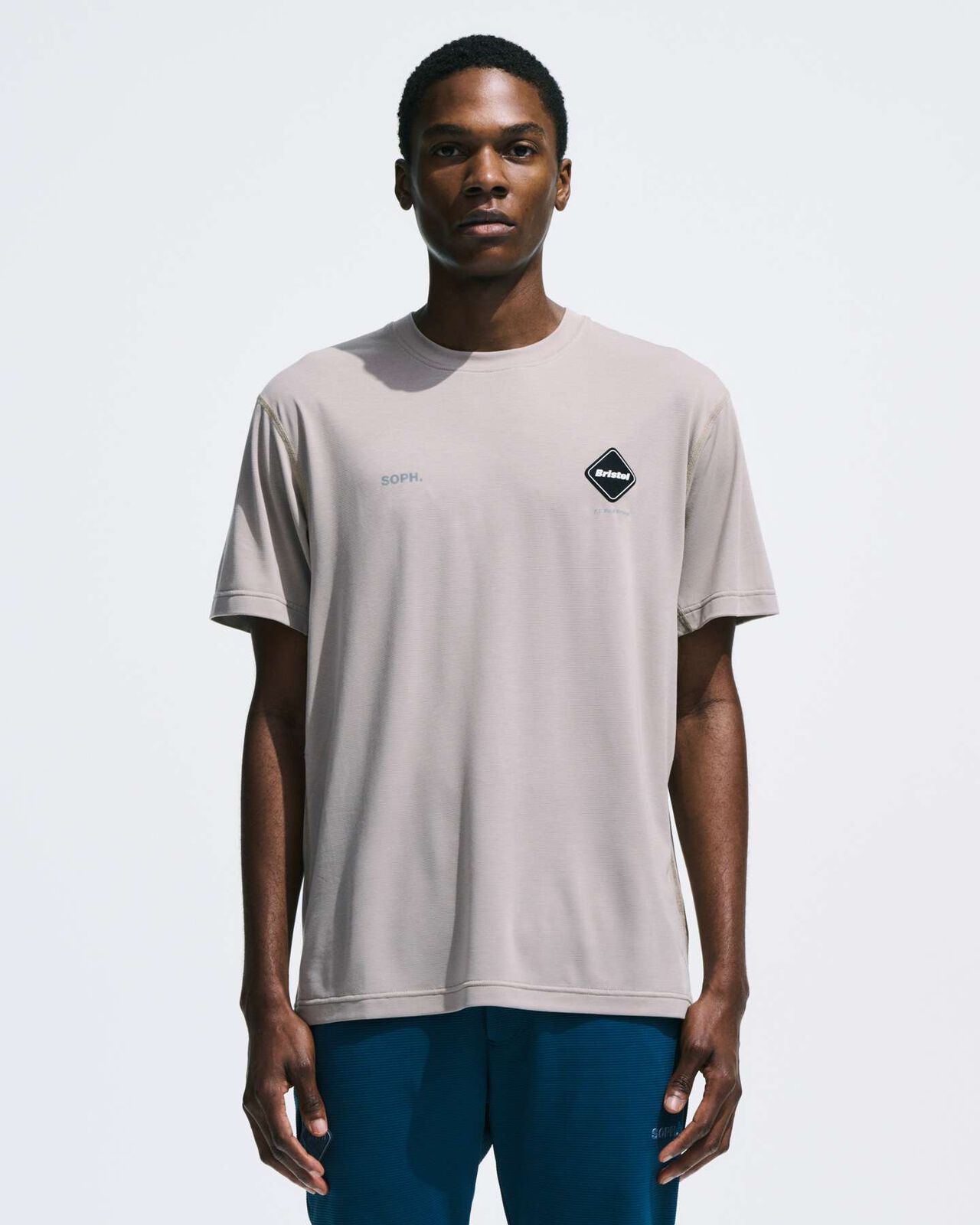 POLARTEC S/S WORKOUT TOP,GREIGE, large image number 5