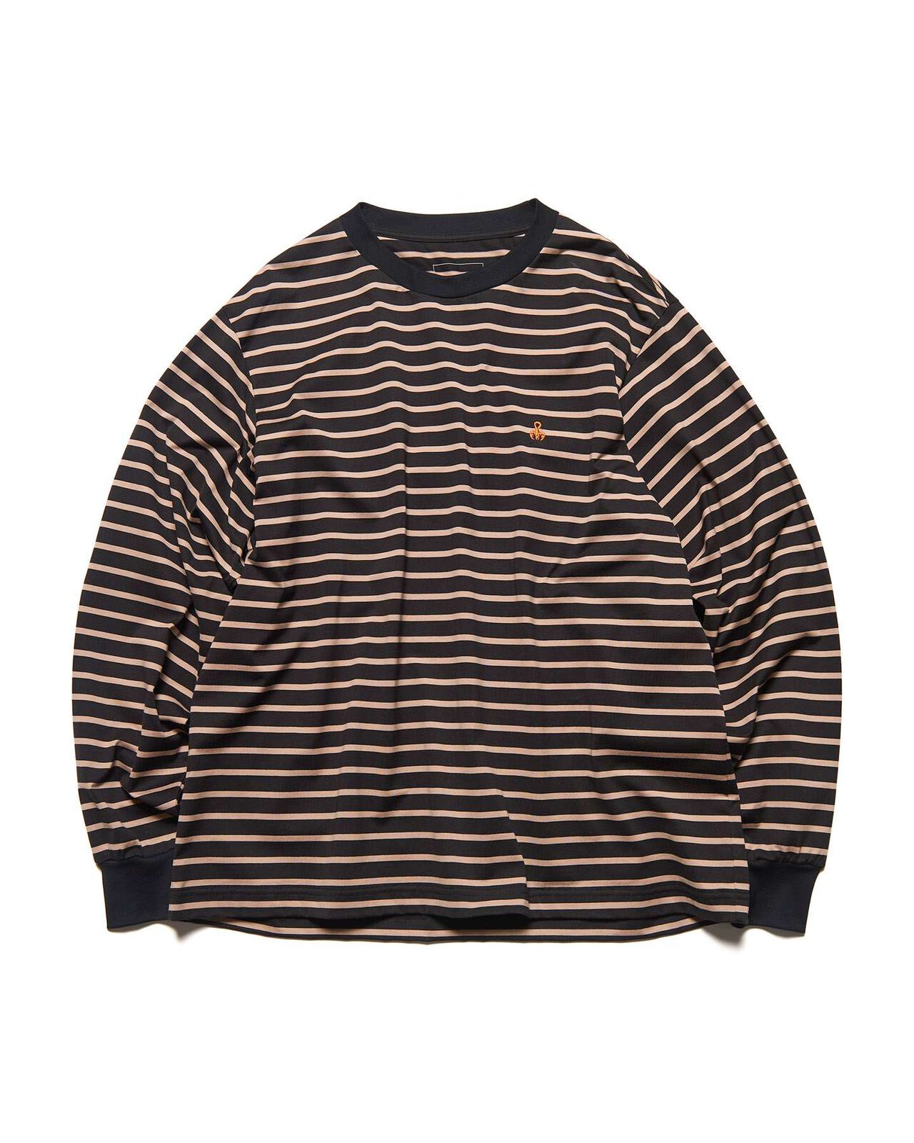 SCORPION BORDER L/S WIDE TEE,BEIGE, large image number 0