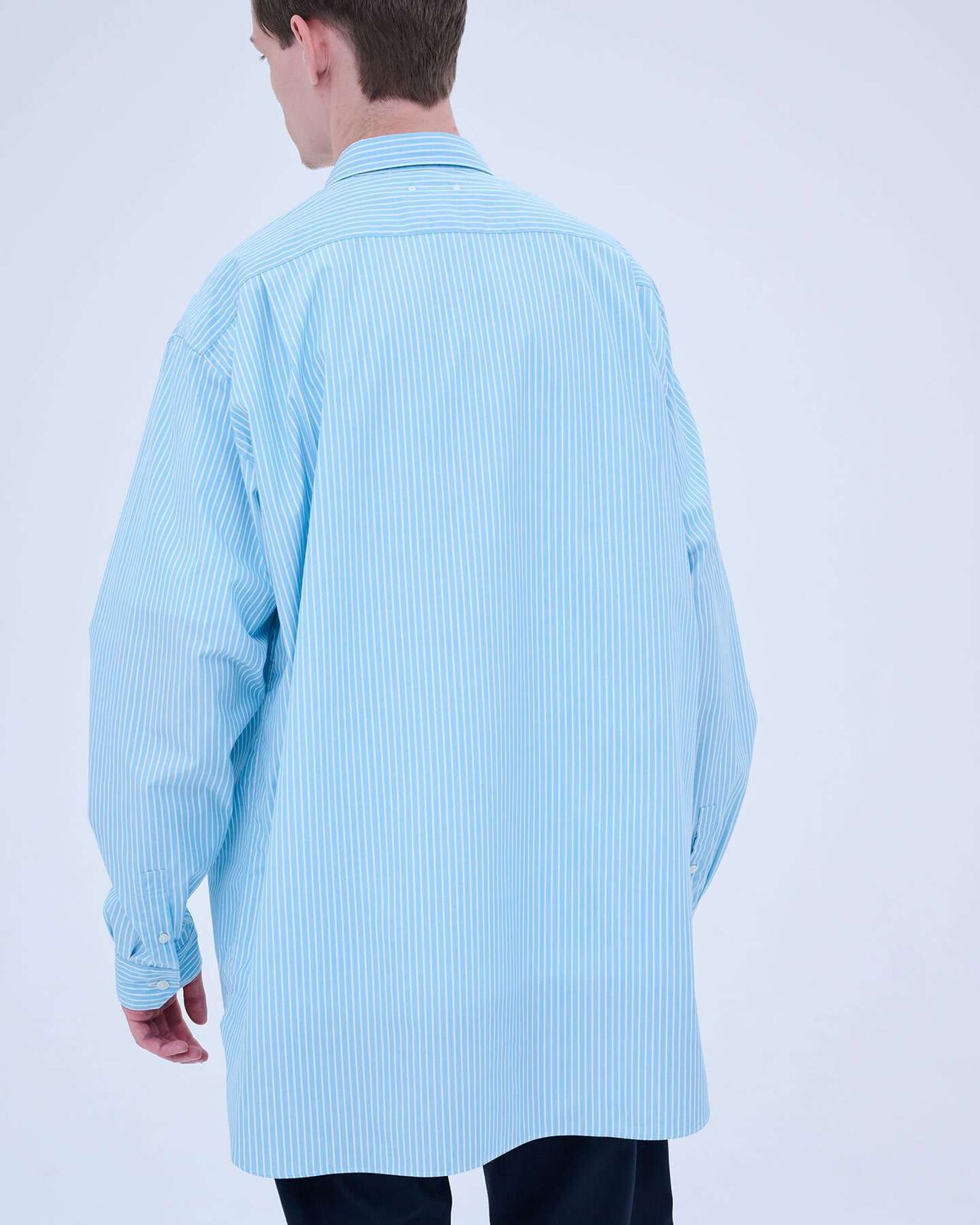 BAGGY LONG SHIRT,NAVY, large image number 5