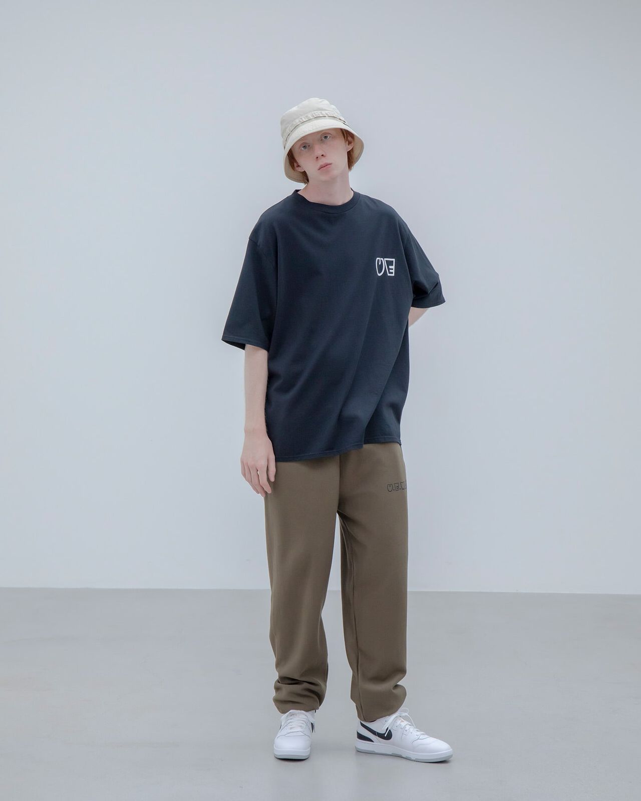 STAR BAGGY TEE,NAVY, large image number 4