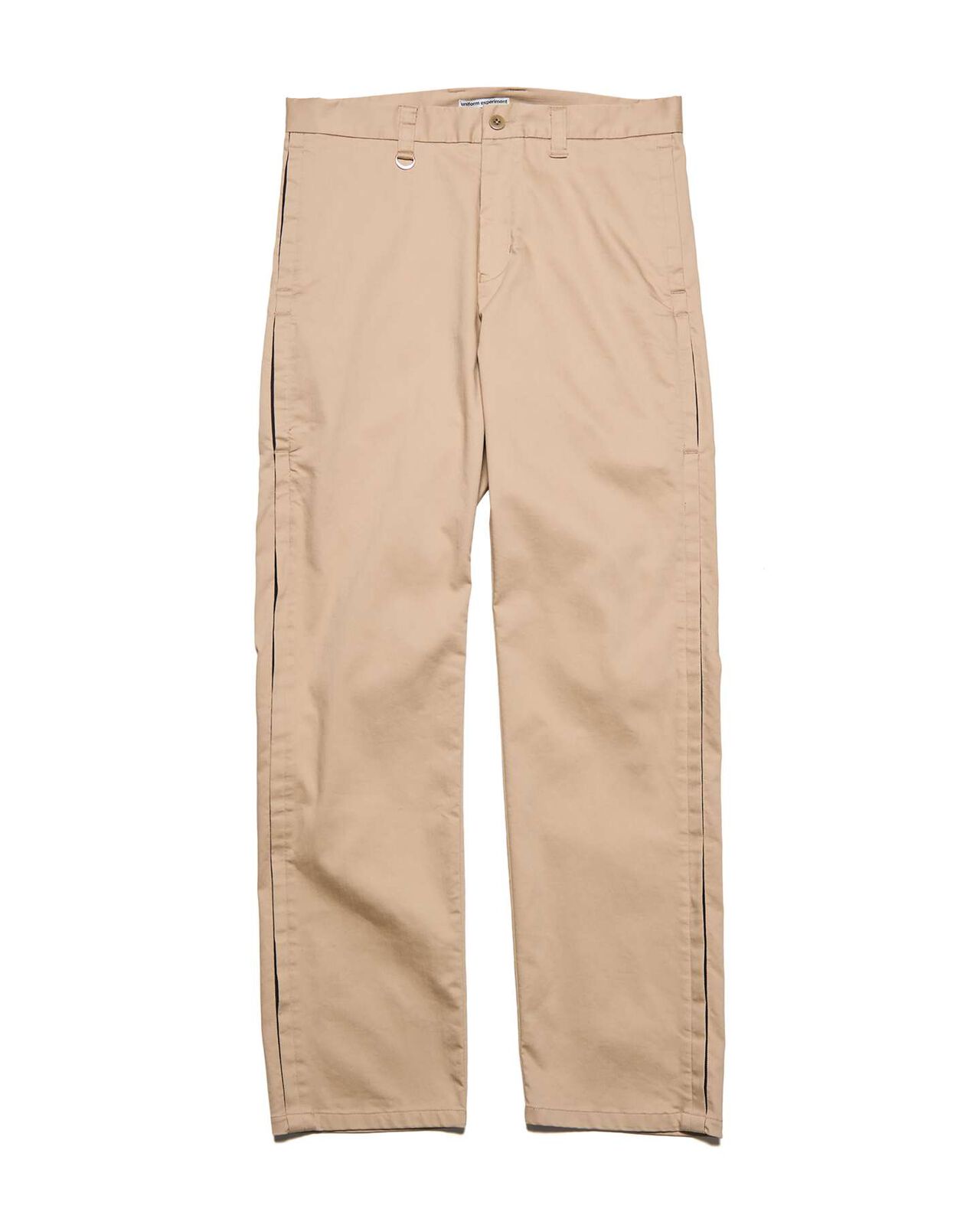 STRETCH TWILL SIDE TAPE PANTS,BEIGE, large image number 0