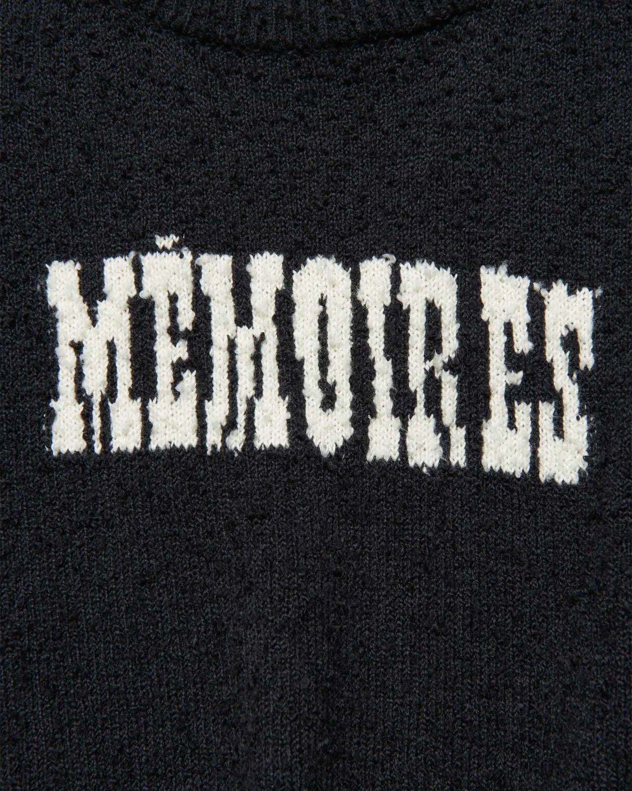 ASGER JORN: MEMOIRES JACQUARD KNIT,BLACK, large image number 3