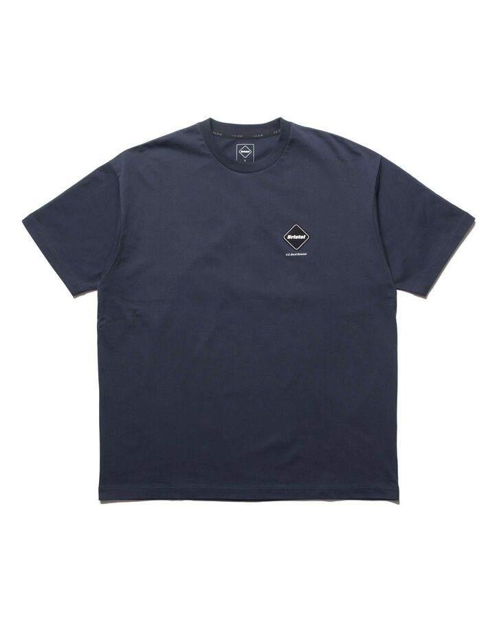 BIG LOGO BAGGY TEE,NAVY, medium