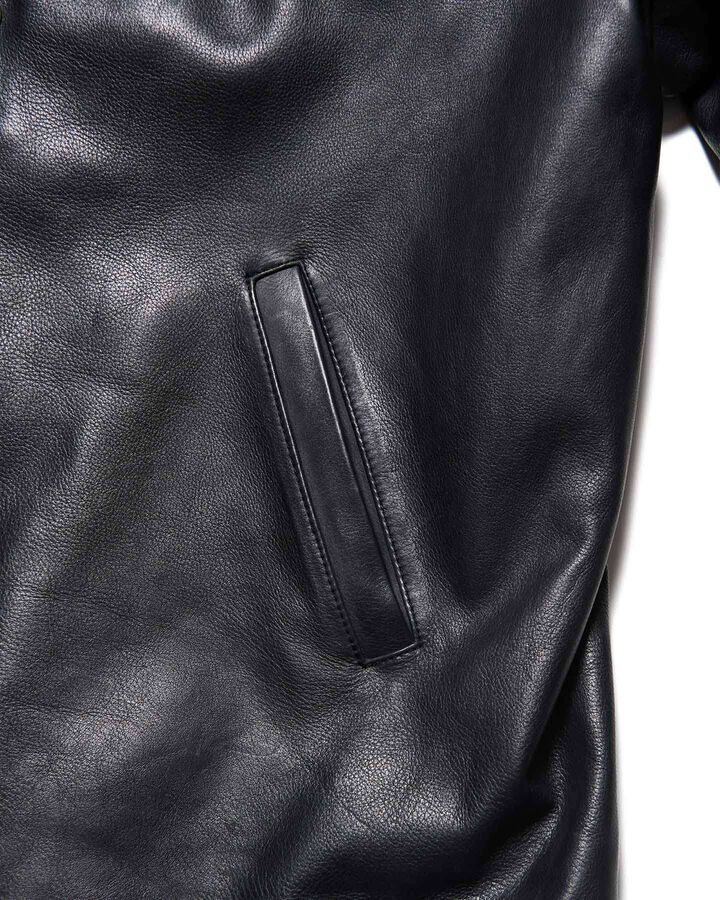 LEATHER COACH BLOUSON,BLACK, medium image number 3