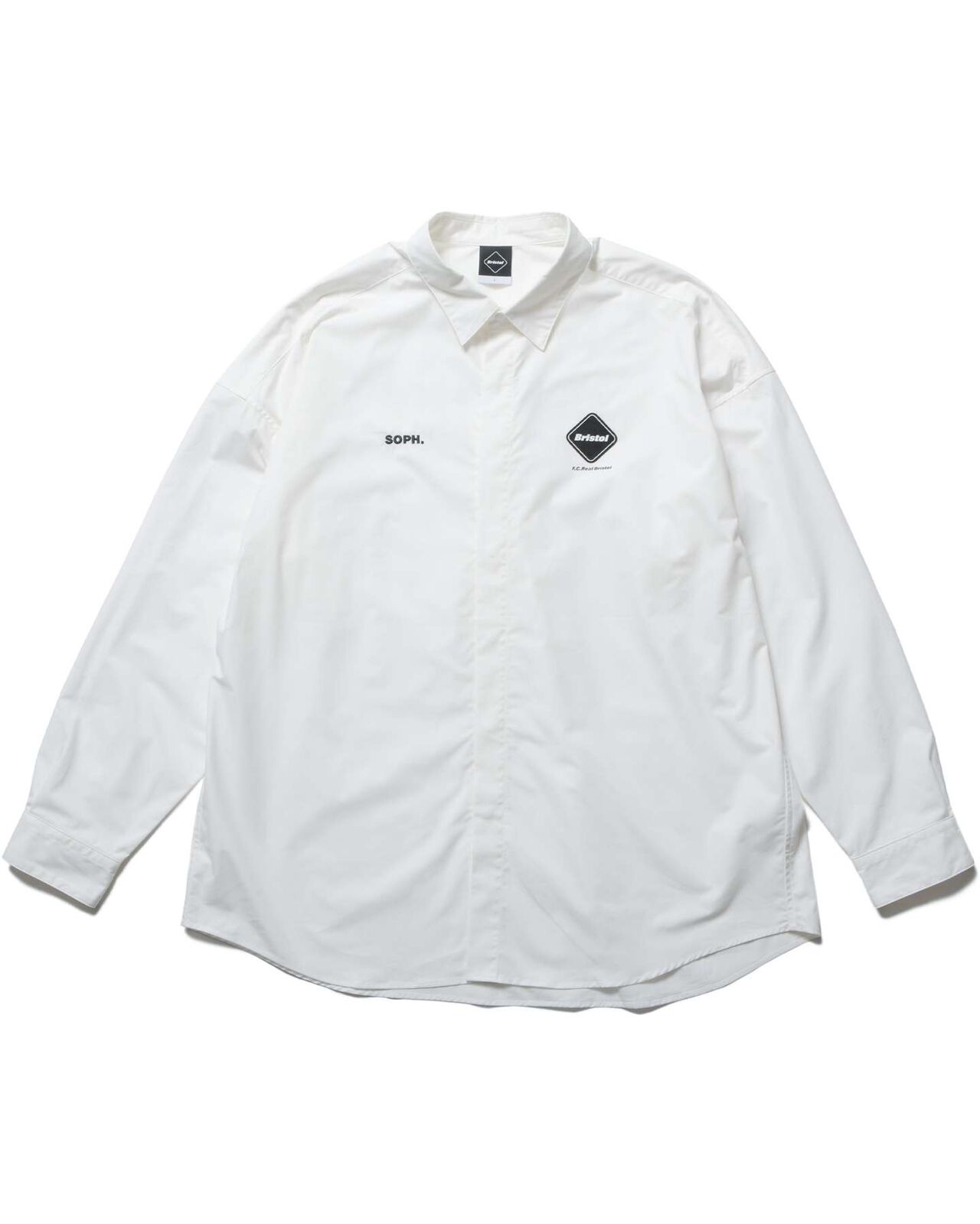 AUTHENTIC FLY FRONT L/S SHIRT,WHITE, large image number 0