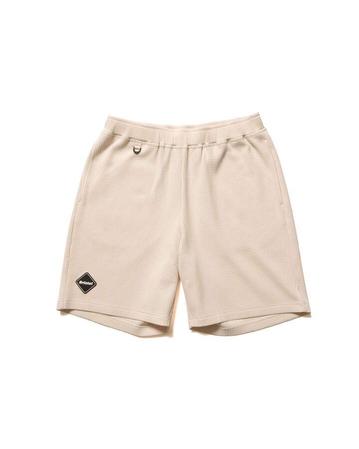 TECH WAFFLE LOUNGE SHORTS,OFF WHITE, medium