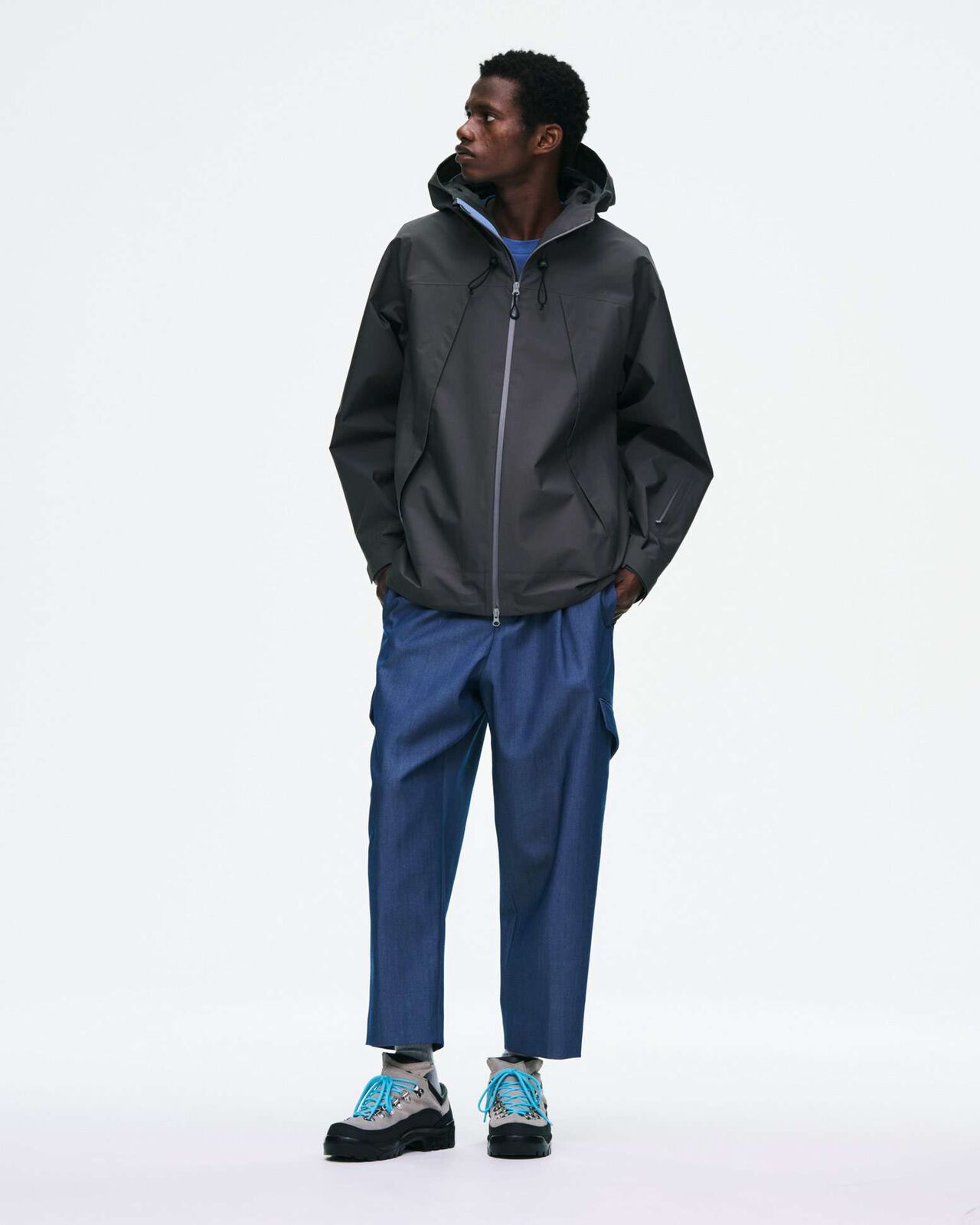 3-LAYER RIPSTOP MOUNTAIN JACKET,GRAY, large image number 9