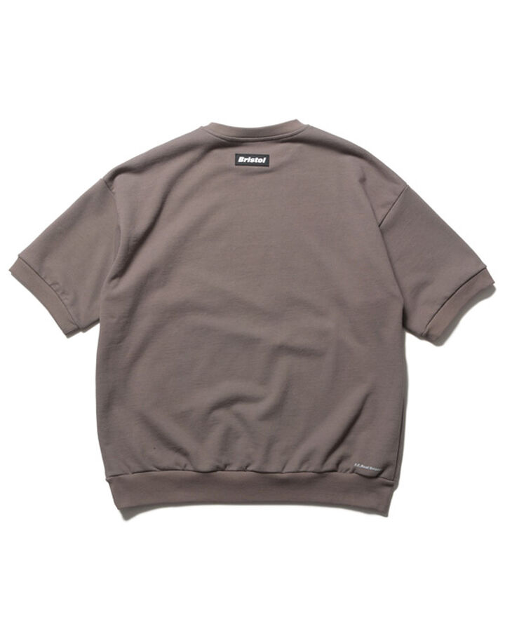 S/S CREWNECK BAGGY SWEAT,LIGHT BROWN, medium image number 1