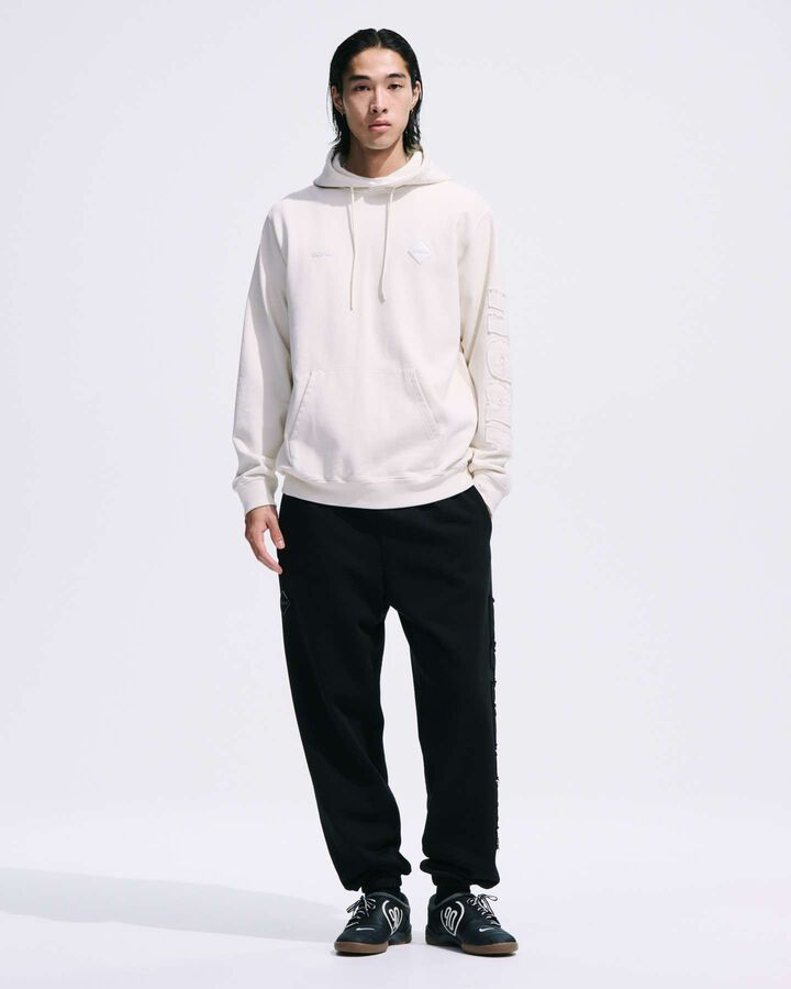 CUT-OFF LOGO SWEAT PANTS,BLACK, medium image number 9