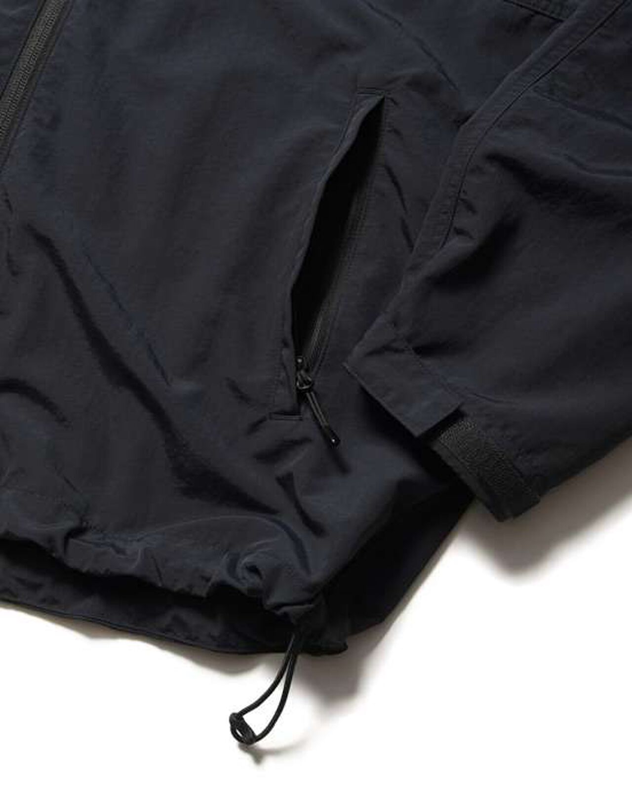 SUPPLEX NYLON HOODED BLOUSON,BLACK, large image number 3