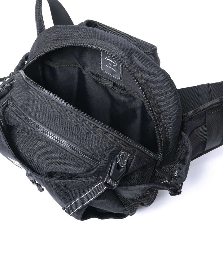 CORDURA RIPSTOP ADJUSTABLE CROSSBODY BAG,BLACK, medium image number 6