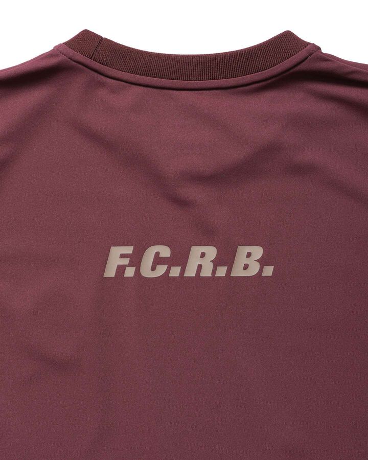 S/S ATHLETIC TOP,BURGUNDY, medium image number 3
