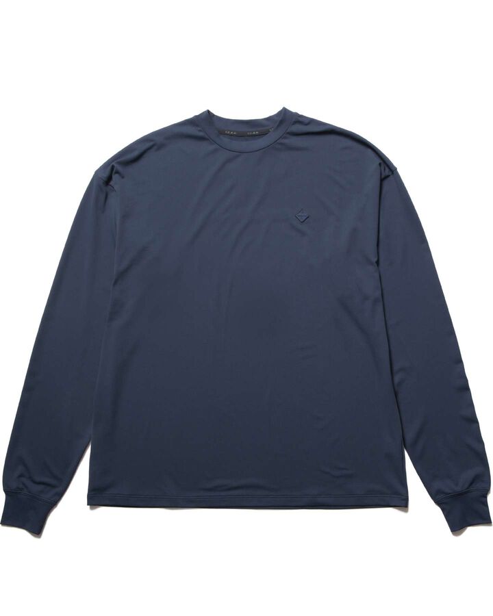 TRAINING L/S TOP,NAVY, medium