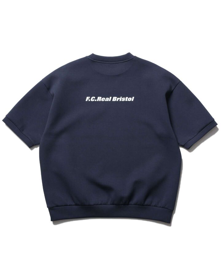 TECH SWEAT S/S CREWNECK TOP,NAVY, medium image number 1