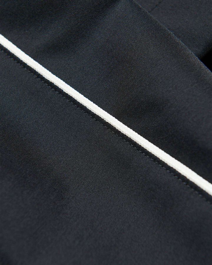 REFINED PIPING SLACKS,BLACK, medium image number 3