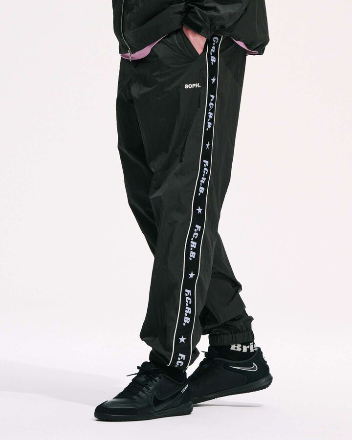 NYLON CHAMBRAY PRACTICE PANTS,BLACK, medium image number 7