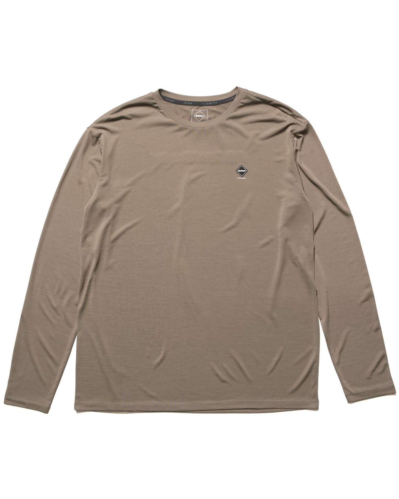 REFLECTIVE LOGO TECH DRY L/S TEE,GREIGE, large image number 0