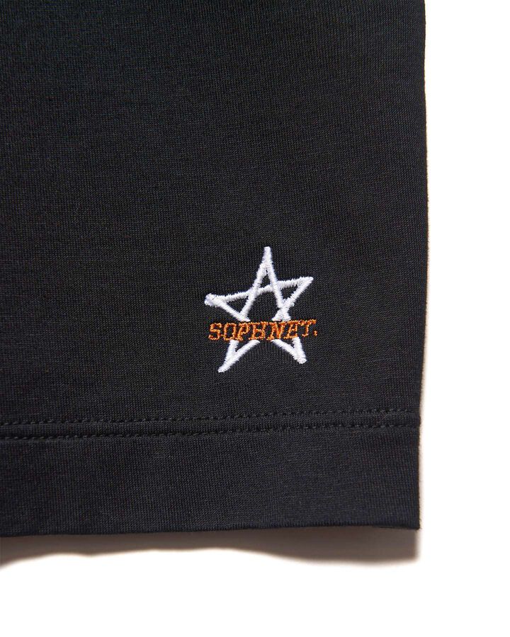 LUSTER COTTON DOUBLE RIB S/S TEE,BLACK, medium image number 3