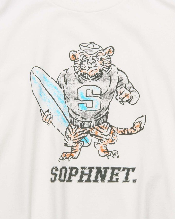 VINTAGE GRAPHIC WIDE TEE,WHITE, medium image number 2