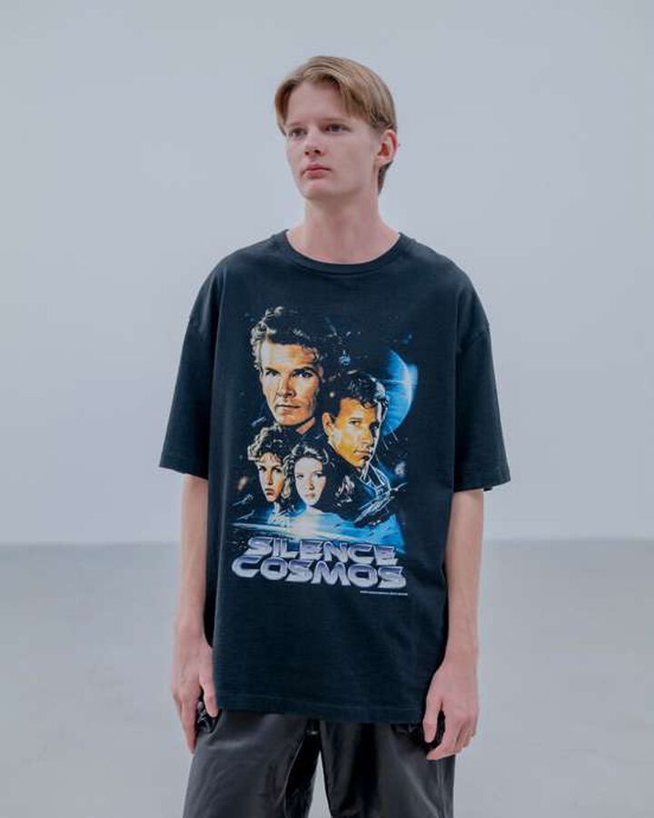 SILENCE COSMOS TEE,BLACK, medium image number 3