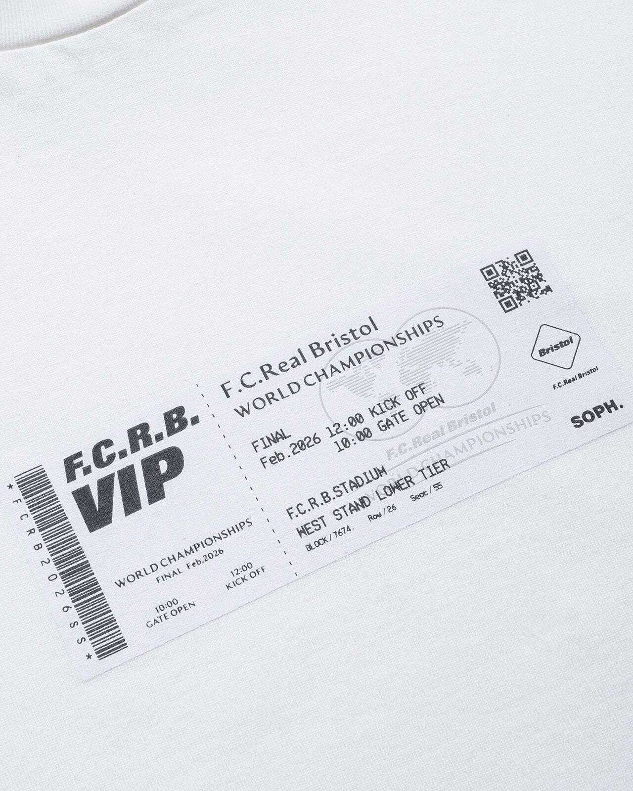 TICKET TEE,WHITE, large image number 1