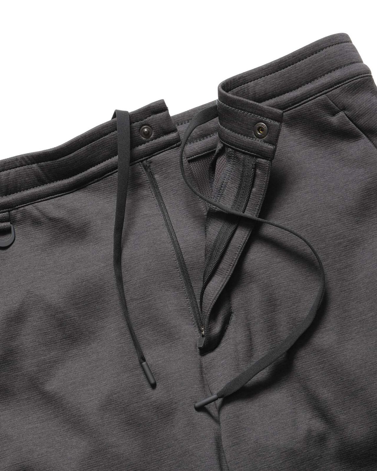 QUARTER KNIT ESSENTIAL PANTS,CHARCOAL GRAY, large image number 3