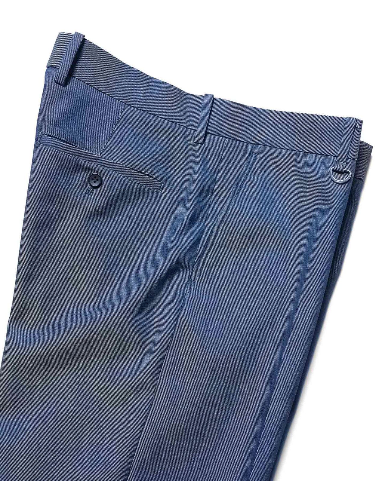 DENIM CLASSIC SLACKS,NAVY, large image number 3