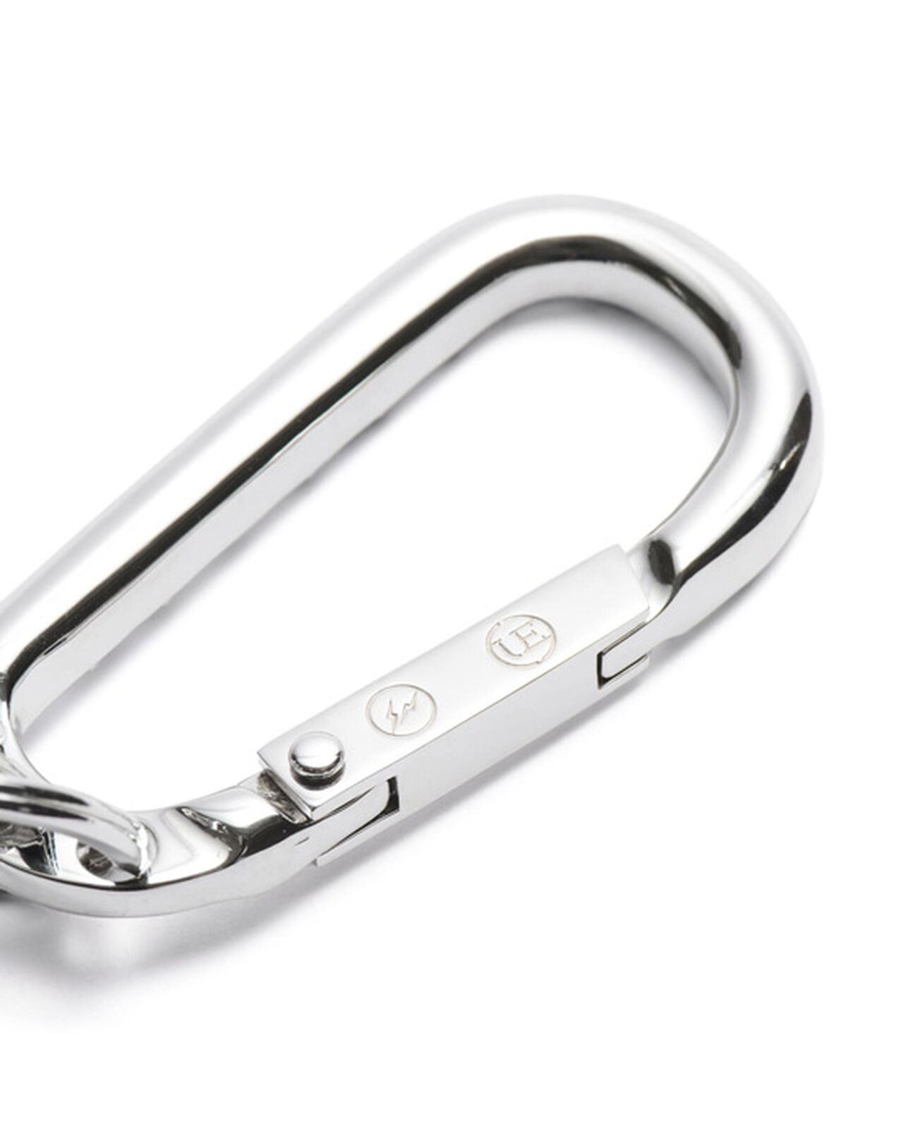MARBLED STONE CARABINER,WHITE, large image number 5