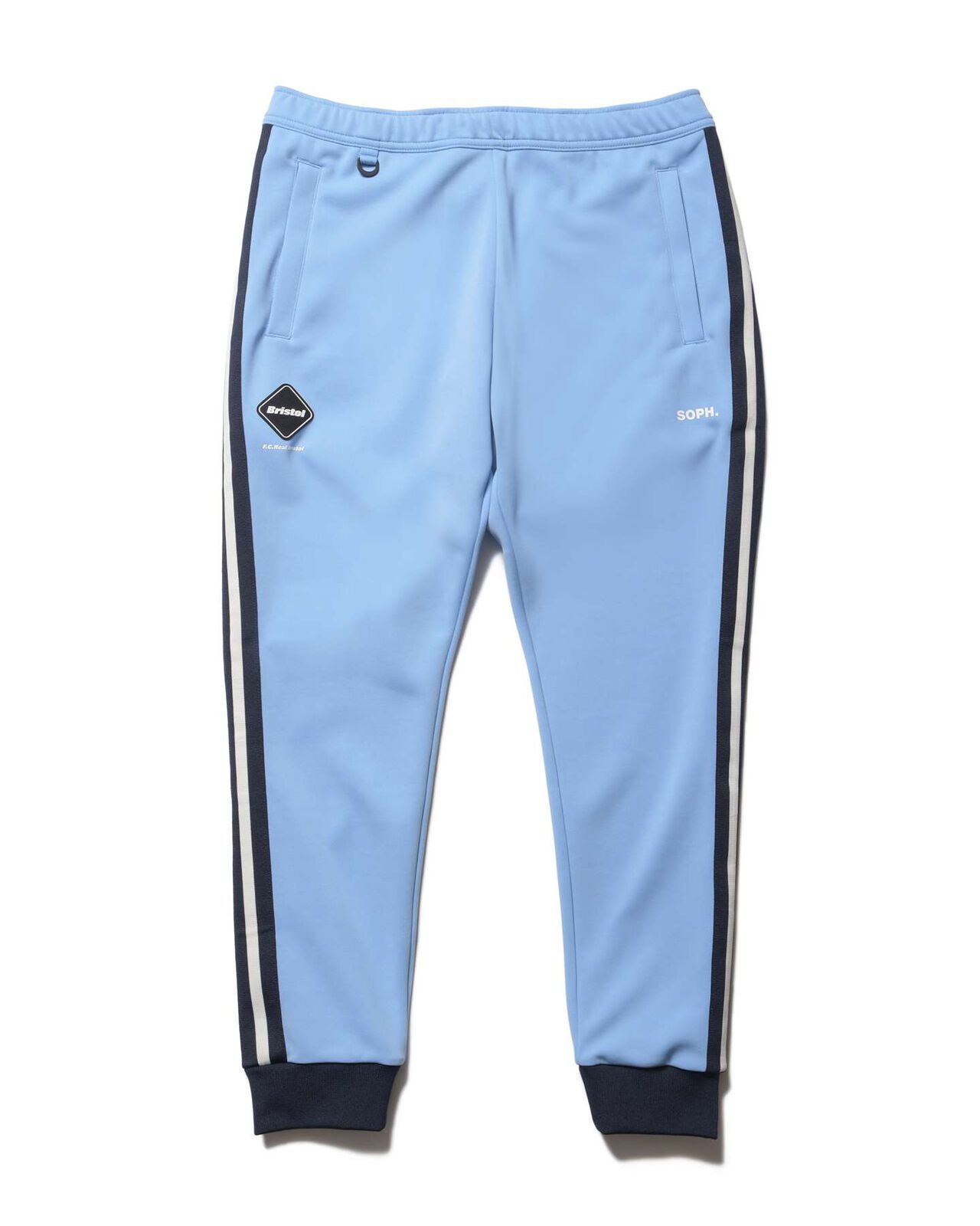 TRAINING TRACK RIBBED PANTS,LIGHT BLUE, large image number 0