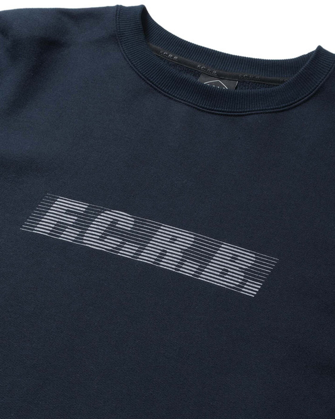 EFFECT LINE LOGO TEAM CREWNECK SWEAT,NAVY, large image number 2
