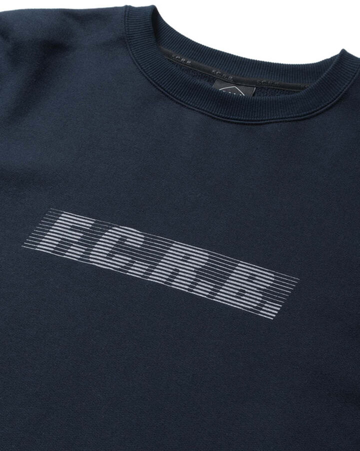 EFFECT LINE LOGO TEAM CREWNECK SWEAT,NAVY, medium image number 2