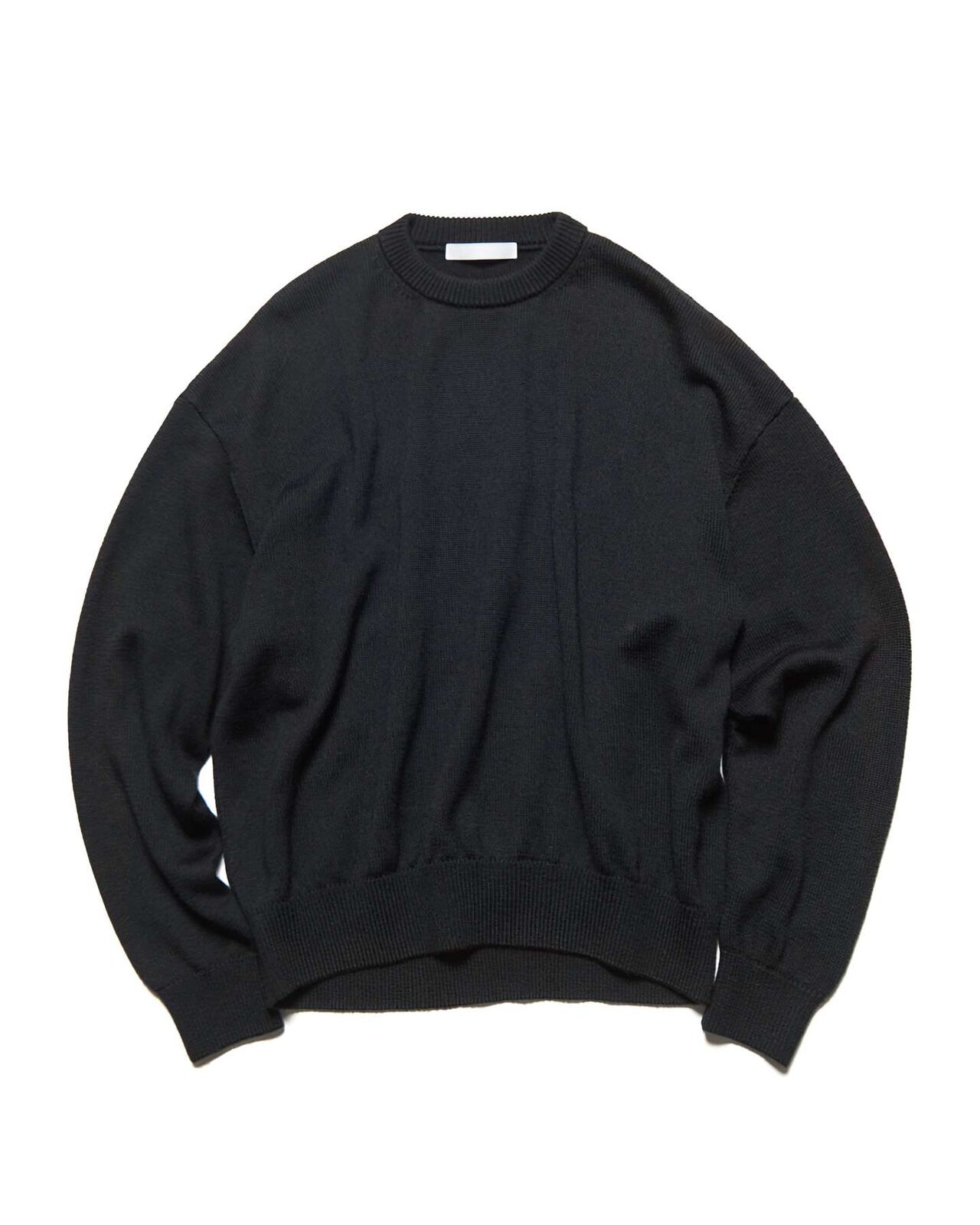 STAR JACQUARD SWEATER,BLACK, large image number 1