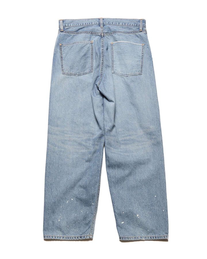 DAMAGED BOLD-FIT JEANS,INDIGO, medium image number 1