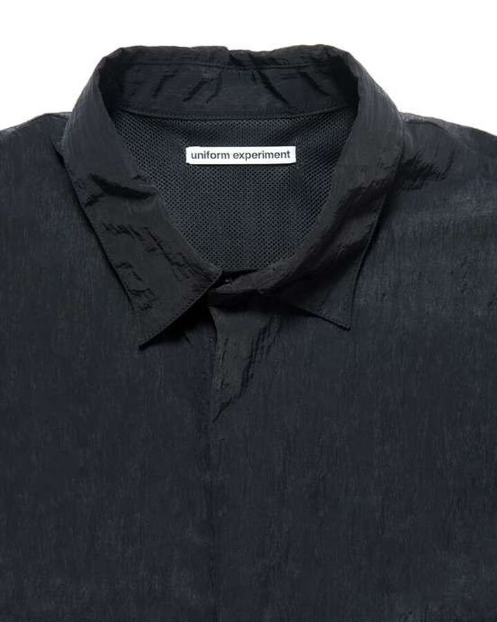 CRYSTAL NYLON VENTILATION SHIRT,BLACK, medium image number 3